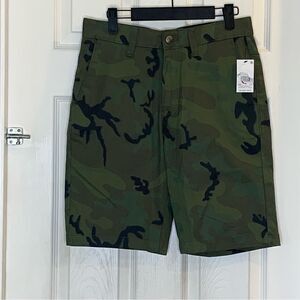 Volcom Camo Flat Front Short Vmonty Stretch 22  Size 28